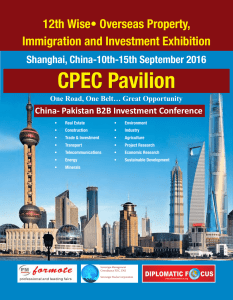 CPEC Pavilion - Diplomatic Focus