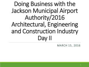 2016 Doing Business with JMAA/Industry Day II – March 15, 2016