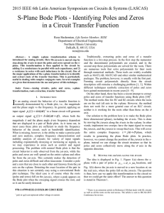 S-Plane Bode Plots - Northern Illinois University