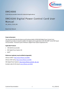 XMC4200 Digital Power Control Card User Manual