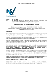 TECHNICAL BULLETIN No. 0015