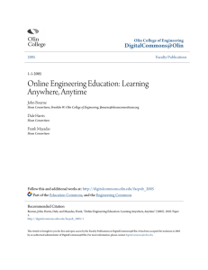Online Engineering Education: Learning Anywhere, Anytime