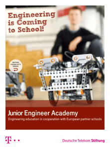 Junior Engineer Academy - Deutsche Telekom Stiftung