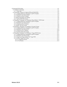Release 3.02.23 8-1 8 Extracting PCB Netlists