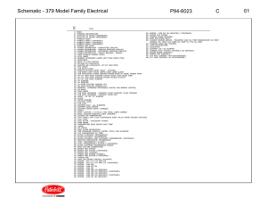 P94-6023, Schematic - 379 Model Family Electrical