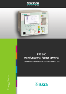 FPC680 Multifunctional Protectio and Control Relay