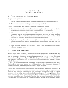 Physics 1240 Hall Chapter 8 Notes 1 Focus questions and learning