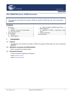 Application Note - Cypress Semiconductor