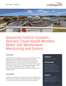 Advanced Control Systems Delivers Cloud-based