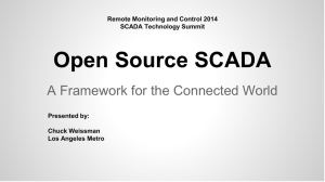 Open Source SCADA - Remote Site and Equipment Management