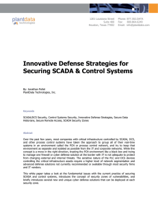 Strategies for Securing SCADA