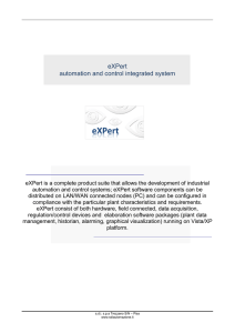 eXPert system brochure  - sdi automazione industriale