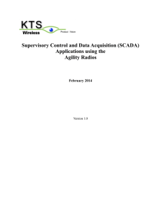 Supervisory Control and Data Acquisition (SCADA) Applications