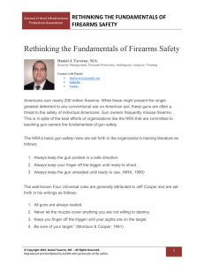 Rethinking the Fundamentals of Firearms Safety