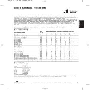 Spec Sheet - The Reynolds Company