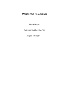 WIRELESS CHARGING First Edition - ECE