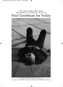 Dissent, rev.qxd - Paul Goodman Changed My Life