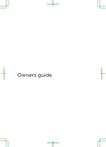 Owners guide