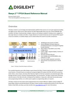 Basys 2™ FPGA Board Reference Manual