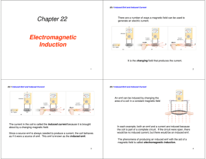 Chapter 22 Electromagnetic Induction