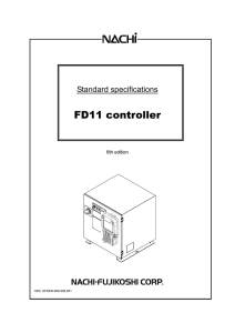 FD11 controller - Nachi Robotic Systems