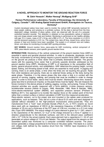 a novel approach to monitor the ground reaction force