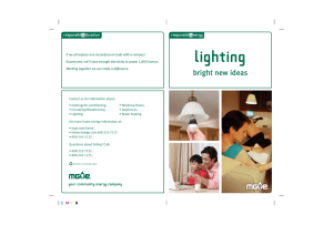 Lighting: Bright New Ideas