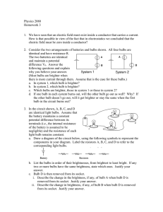 Physics 2080 Homework 3 1. We have seen that an electric field