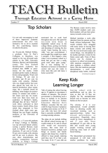 Keep Kids Learning Longer Top Scholars