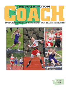 Summer 2008 - Washington State Coaches Association