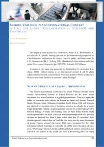 school violence in an international context