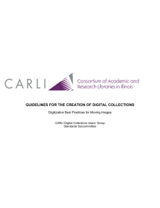 Guidelines for the Creation of Digital Collections: Digitization Best