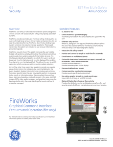 Data Sheet 85006-0049 -- FireWorks Features and Operation (fire