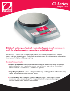 CL Series Portable Compact Scales