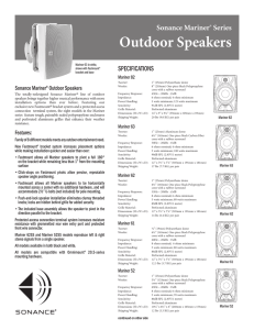Sonance Mariner Series Outdoor Speakers