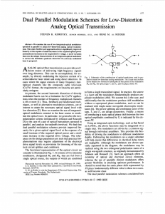 Dual parallel modulation schemes for low