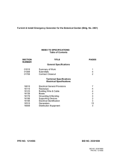 Technical Specifications