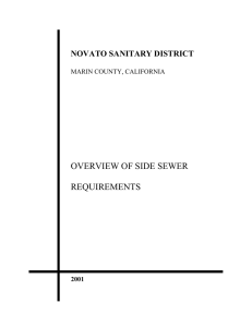 overview of side sewer requirements
