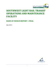 Southwest Light Rail Transit Operations and Maintenance Facility