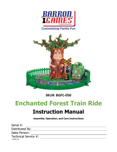 Enchanted Forest Train Ride Manual