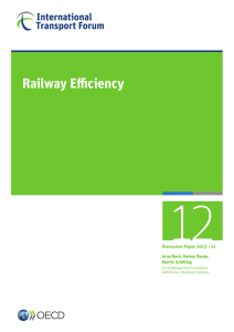 Railway Efficiency - International Transport Forum