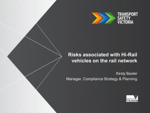 Risks associated with hi-rail vehicles on the rail network presentation