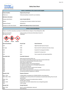 Safety Data Sheet - Ivoclar Vivadent