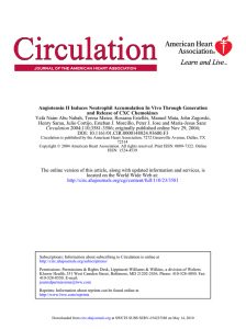 Angiotensin II Induces Neutrophil Accumulation In Vivo Through