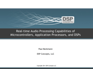 Real-time Audio Processing Capabilities of Microcontrollers