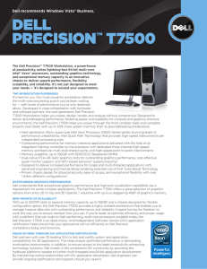 DELL prEcision™ t7500