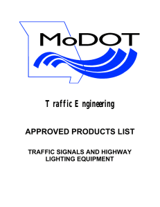 Traffic Engineering - Missouri Department of Transportation