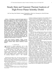Steady-State and Transient Thermal Analysis of High-Power