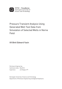 Pressure Transient Analysis Using Generated Well Test Data