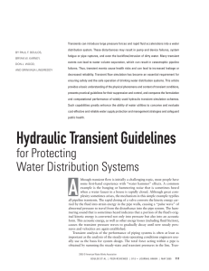 Hydraulic Transient Guidelines